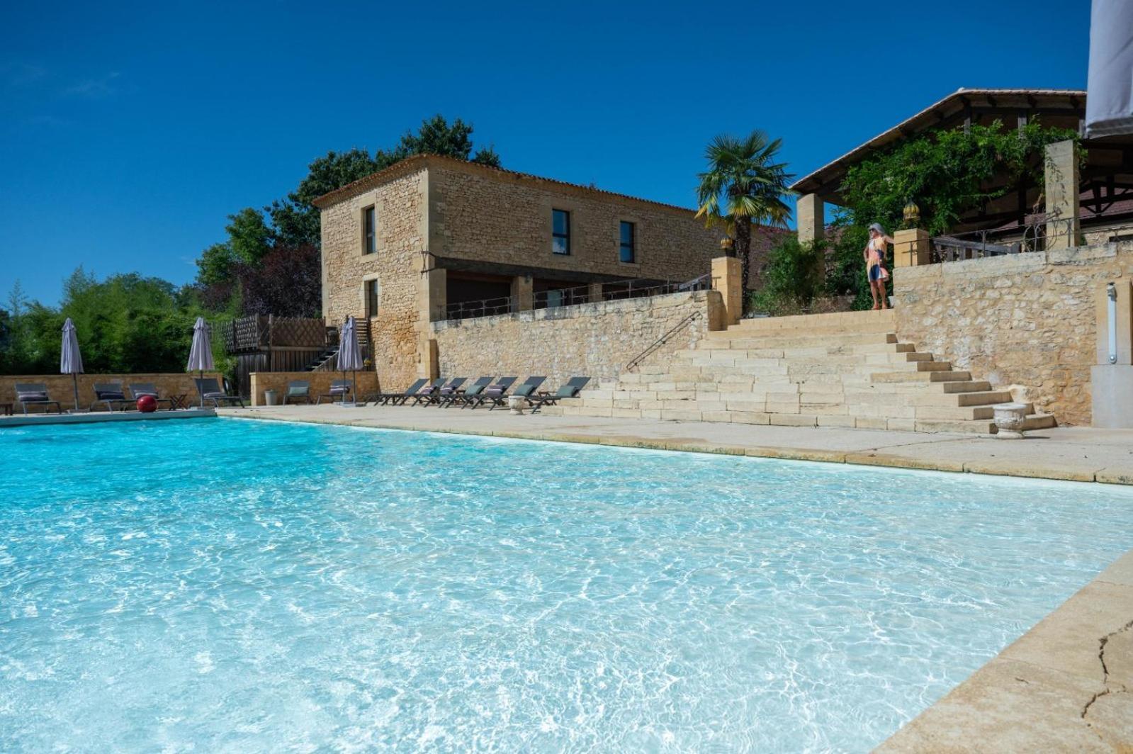 Hotel La Villa Romaine Carsac-Aillac Bagian luar foto